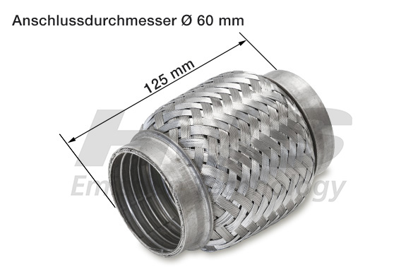 HJS Flexrohr, Abgasanlage 83 00 8334
